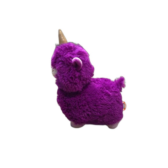 Peek-A-Boo Toys Purple Llama Unicorn Plush 9" Llamacorn Stuffed Animal - Picture 2 of 5